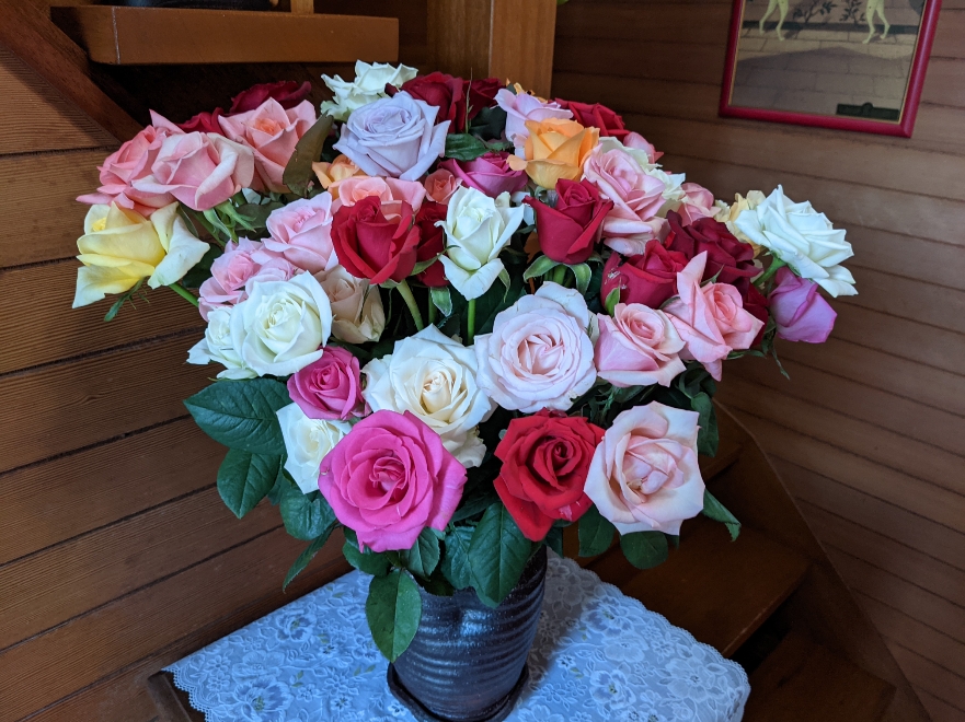 ↓記念日の翌日　大きく色鮮やかです！