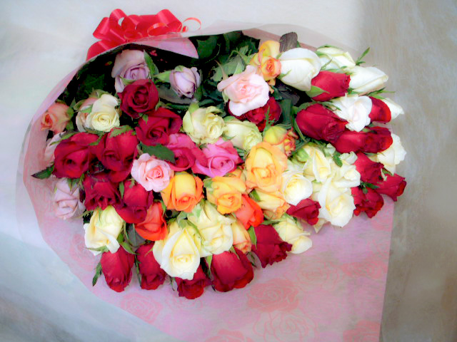 【母の日】10,000円のバラの花束