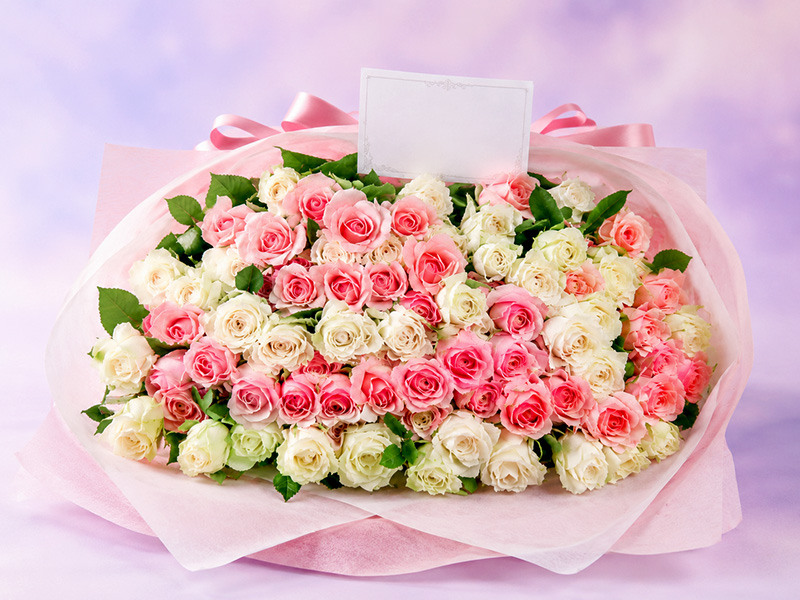 お好きな本数で♪スイーツローズの花束